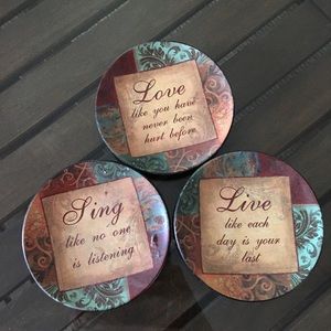 Decorative mimi plates ❤️